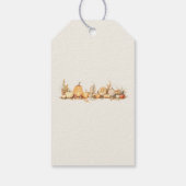 キュートラビット秋誕生日 ギフトタグ (裏面)