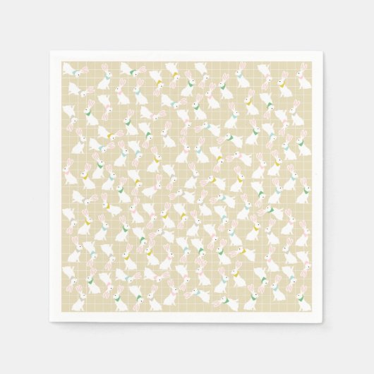 キュートラビット紙ナプキンス スタンダードカクテルナプキン (正面)