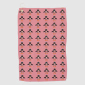 キュートラブハートペンギン ゴルフタオル (正面)