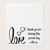 キュートラブハート白黒結婚ブライダルシャワー (外部フラット)