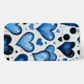 キュートラブパターンiPhoneカバー Case-Mate iPhoneケース (裏面 (横))