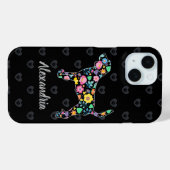 キュートラブマイビーグルフローラデザイン Case-Mate iPhoneケース (裏面 (横))