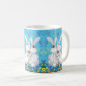 キュートラブマググキスバニーハグ – キス コーヒーマグカップ (正面右)