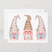 キュートラブ格言バレンティンホリデーハガキ シーズンポストカード (正面/裏面)