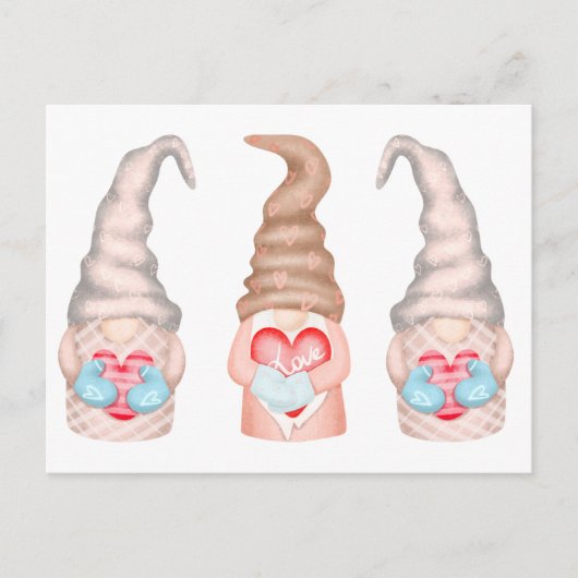 キュートラブ格言バレンティンホリデーハガキ シーズンポストカード (正面)