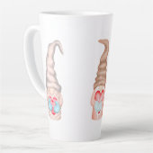 キュートラブ格言バレンティンホリデー カフェラテマグ (左アングル)