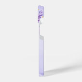 キュートラベンダーガーデンフラワーフローラ iPhoneケース (左側面)