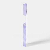 キュートラベンダーガーデンフラワーフローラ iPhoneケース (右側面)