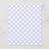 キュートラベンダージンジャムパターンスクラップブック紙 (裏面)