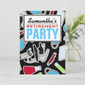 キュートラボテーマ退職パーティー 招待状 (スタンド正面)