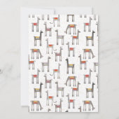 キュートラマおもしろいファースト誕生日招待状 招待状 (裏面)