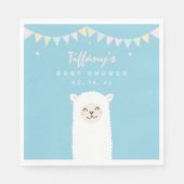 キュートラマおもしろいベビーママフィエスタベイビーシャワー スタンダードランチョンナプキン (正面)