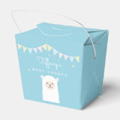 キュートラマおもしろいママフィエスタベビーシャワーパーティー フェイバーボックス (裏面サイド)