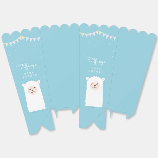 キュートラマおもしろいママフェスタ男の赤ちゃんシャワー フェイバーボックス (見開き)