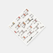 キュートラマアルパカ スタンダードカクテルナプキン (角)