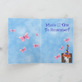 キュートラマアンド蝶誕生日 カード (内部)