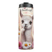 キュートラマインミドウ蝶フローラ タンブラー (正面)