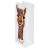 キュートラマカラフルワインバッグ ワインギフトバッグ (裏面アングル)