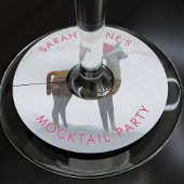 キュートラマクリスマスモックテールパーティーワイングラスラベル ワイングラスタグ