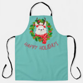 キュートラマクリスマスリース エプロン (正面)