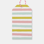 キュートラマテーマバースデーパーティパステル ギフトタグ (裏面)