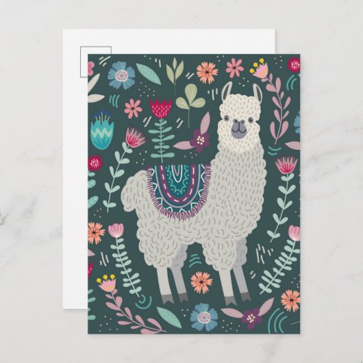 キュートラマフローラデザイン ポストカード (正面/裏面)