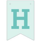 キュートラマベビー子供の誕生日アクアバンティンバナー バンティングフラッグ (第2の旗)