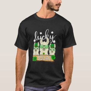 キュートラマラッキースクワッおもしろいドアルパカSt patricksダ Tシャツ