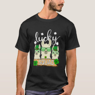 キュートラマラッキースクーおもしろいドアルパカSt patricksダ Tシャツ