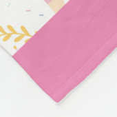 キュートラマレパーソナライズされたインボーベビー子供部屋 フリースブランケット (角)