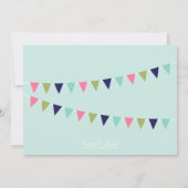 キュートラマ子供の誕生日パーティー 招待状 (裏面)