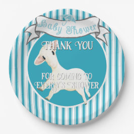 キュートラム男の赤ちゃん ペーパープレート