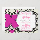 キュートランジェリーシャワーブライダル招待状 招待状 (正面/裏面)