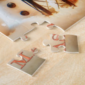 キュートランタンお洒落雪だるまクリスマスパズル ジグソーパズル (側面)