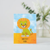 キュートリオンスケッチヴィンテージプリントカスタム ポストカード (スタンド正面)