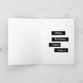 キュートリスオンブックスハッピーバースデー カード (内部)