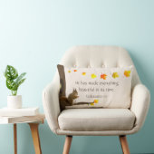 キュートリス、紅葉&バイブル引用文 ランバークッション (椅子)