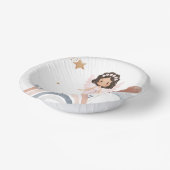 キュートリトルエンジェルアフロガールズバルーン誕生日 ペーパーボウル (傾斜あり)