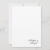 キュートリトルクリシュナアートウォールポスター 招待状 (裏面)