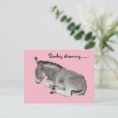 キュートリトルグレードンキーベビーフォールスリープ ポストカード (スタンド正面)