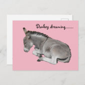 キュートリトルグレードンキーベビーフォールスリープ ポストカード (正面/裏面)