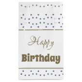 キュートリトルスタープリント誕生日抱き枕 スモールペーパーバッグ (裏面)