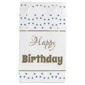 キュートリトルスタープリント誕生日抱き枕 スモールペーパーバッグ (正面)