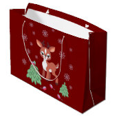 キュートリトルトインデア抱き枕 ラージペーパーバッグ (裏面アングル)