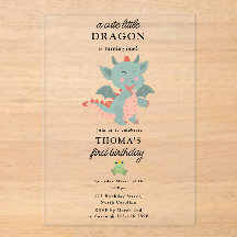 キュートリトルドラゴンボーイ子供の誕生日パーティー