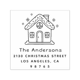 キュートリトルハウスファミリーネーム差出人住所 セルフインキングスタンプ