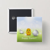 キュートリトルハッピーイースターベビーシック 缶バッジ (正面&裏面)