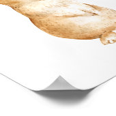 キュートリトルバニーフローラウッドランド子供部屋デコール ポスター (角)