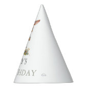 キュートリトルバニーベビーガールズ誕生日 パーティーハット (右)