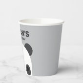 キュートリトルパンダベア誕生日 紙コップ (左)